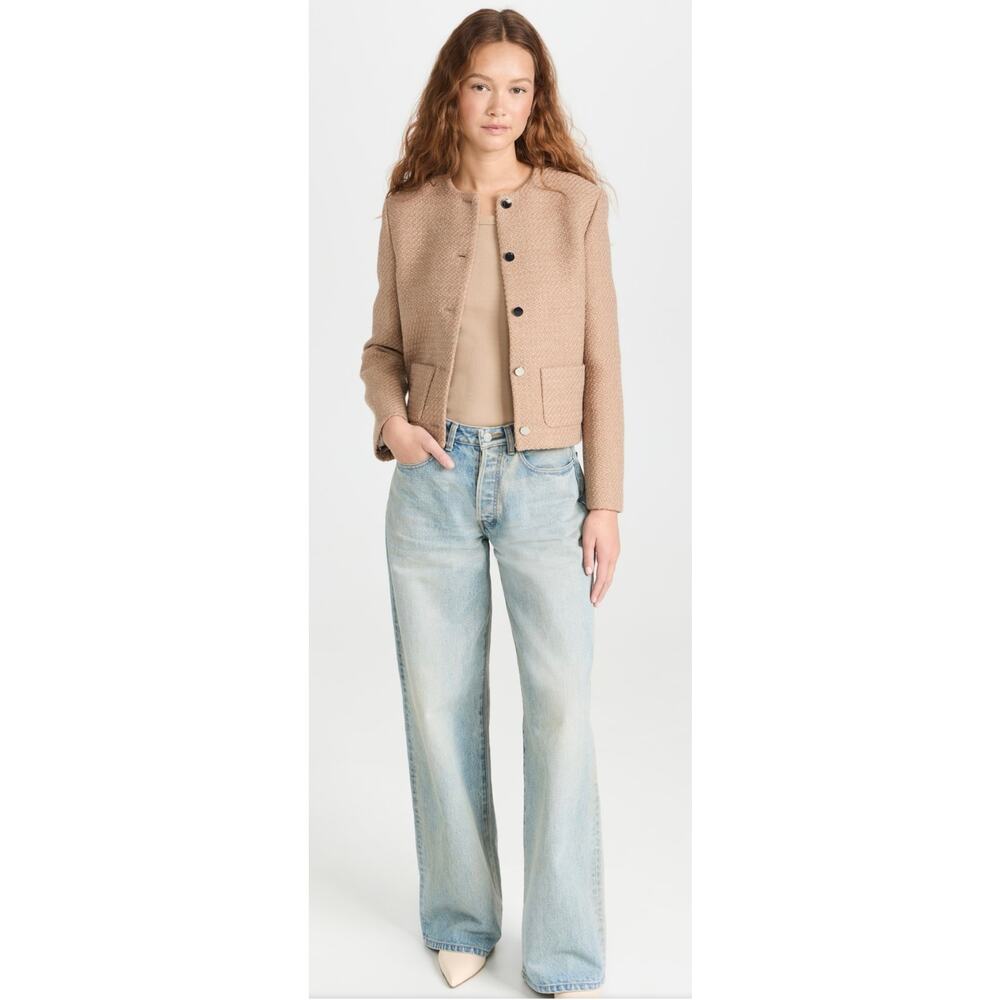 Theory Tweed Cropped Jacket
Color: Palomino size 10 (New) - Picture 5 of 8